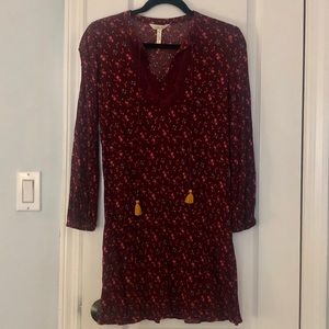 Matilda Jane Burgundy Floral Tunic